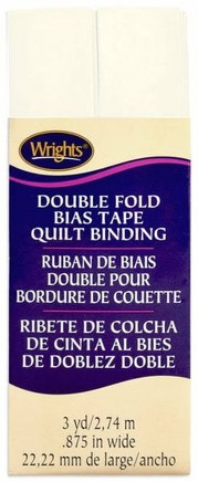 Oyster Double Fold Bias Tape Quilt Binding